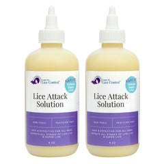 Kapow 8oz bottle for safe, toxin-free lice treatment for families.