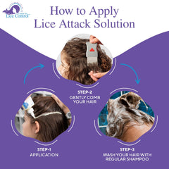 Kapow comb set shown for thorough lice and nit removal.