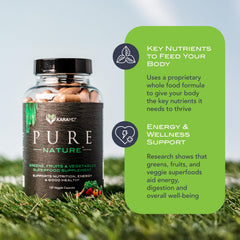 KaraMD Pure Nature dispensing spoon ready for easy daily serving.