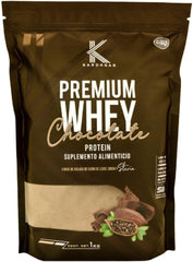 KARDAGAR Premium Whey Protein chocolate container promotes post-workout recovery