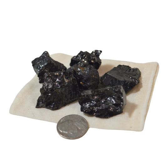 Karelia Creations Elite Noble Shungite Rocks closeup for versatile craft and meditation use.