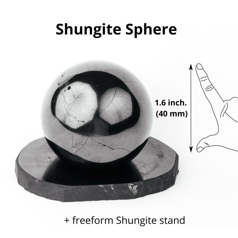 KARELIANMASTERS Shungite plate 24mm enhances energy around screens