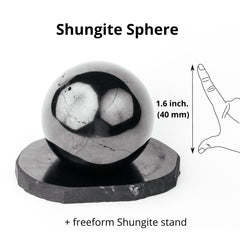 KARELIANMASTERS Shungite plate 24mm enhances energy around screens