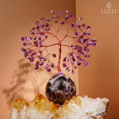 KARMAPLEDGE Gift-ready amethyst tree suits birthdays and housewarmings.