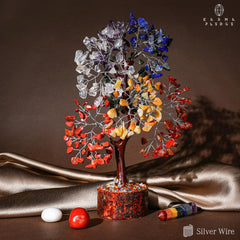 KARMAPLEDGE handcrafted crystal tree with unique artisan details