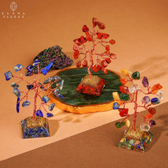 KARMAPLEDGE natural quartz tree features unique color and texture