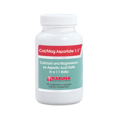 Karuna Cal/Mag Aspartate 1:1 bottle for convenient daily mineral supplementation