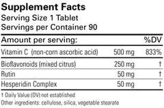 Karuna C-Plex bottle pouring capsules, illustrating daily vegetarian supplement routine