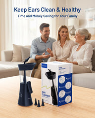 KAUGIC blue ear cleaner supports self-care at home.