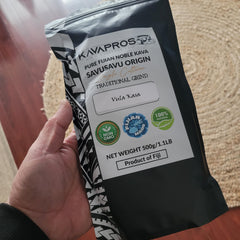 Kava Pros Vula Kasa from four-year Fiji-grown roots offers authentic flavor