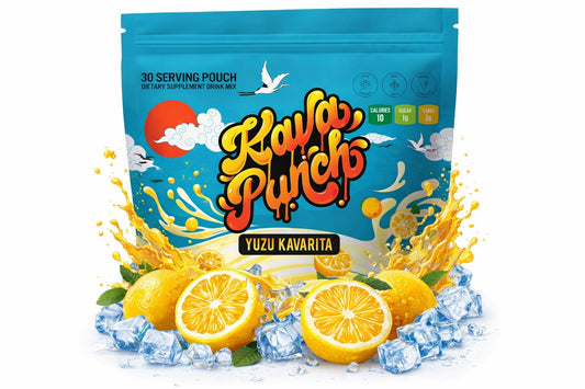 KAVA PUNCH kava drink pouch for at-home relaxation.