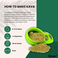 Kavafied KAVA BATI kava powder ready to mix for daytime ritual