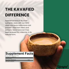 Kavafied KAVA BATI lab-tested quality and nobility assurance