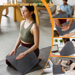 Kdti knee focus pad delivering targeted heat for joints