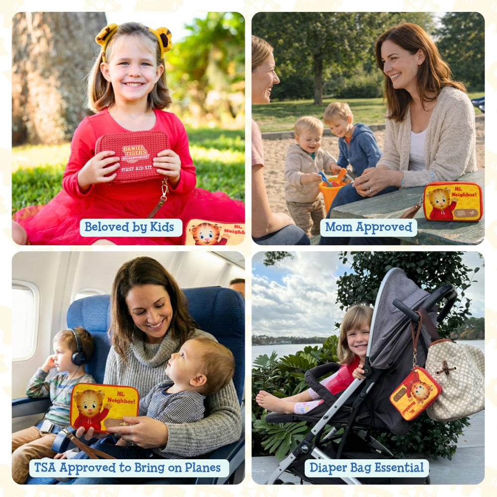 KeepGoing Daniel Tiger's kit colorfully designed to appeal to kids and ease use during adventures.