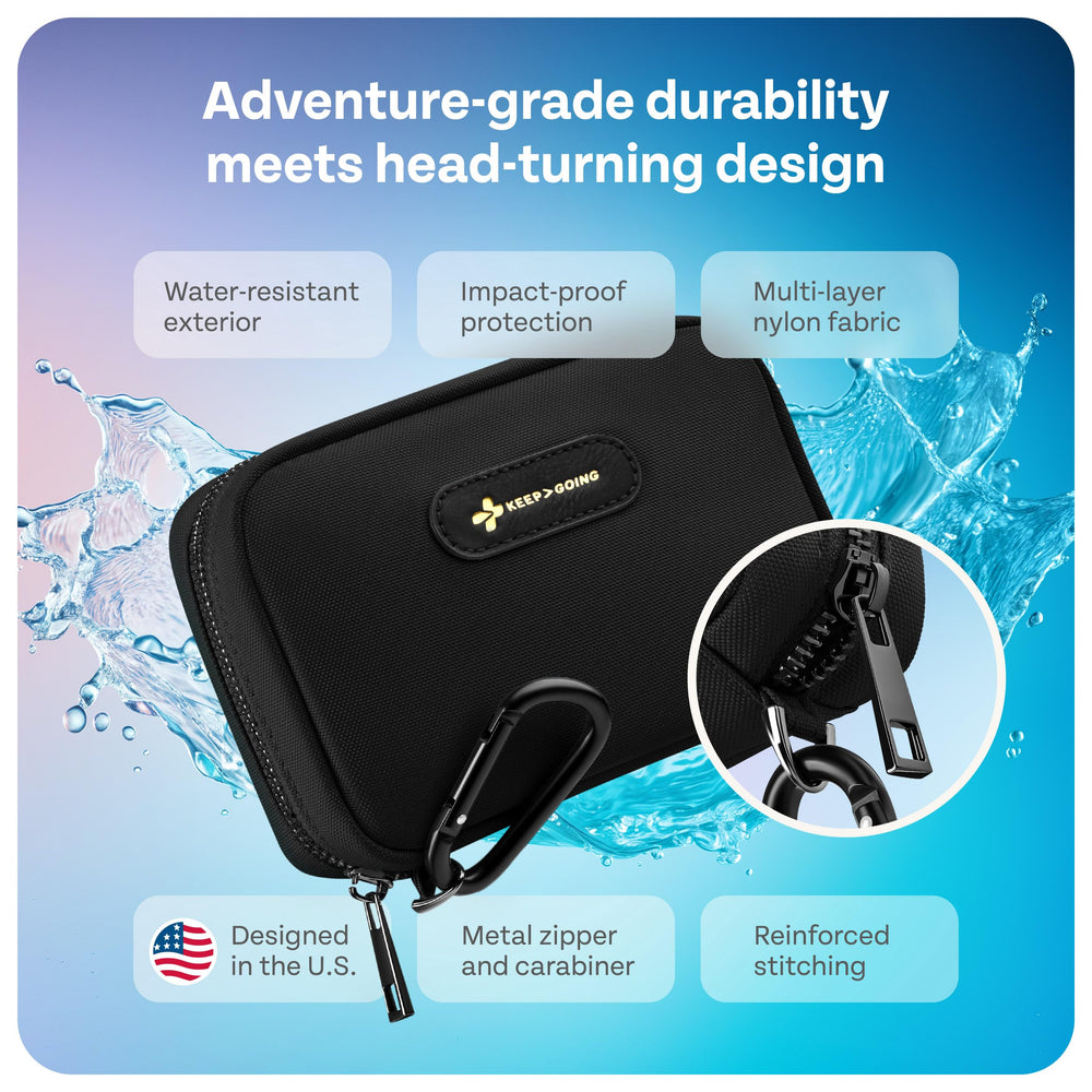 KeepGoing family-owned, comforting reassurance for home and travel safety.