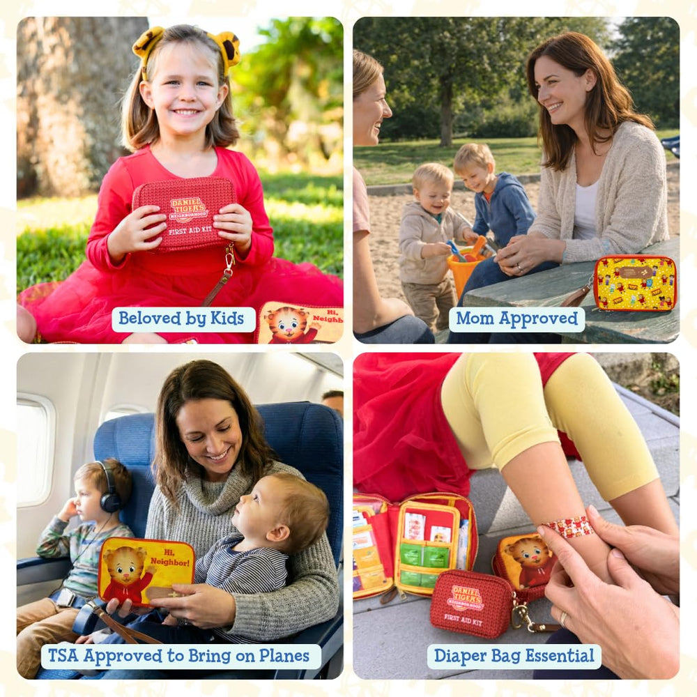 KEEP>GOING includes kid-friendly first aid guide for quick reference.