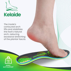 Kelaide dual-layer foam provides adaptive cushioning for walking