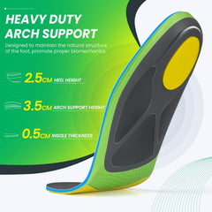 Kelaide trim-to-fit insoles customize fit for most footwear types.