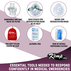 Kemp USA cleansing wipe for hands and gear after use.