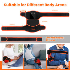 Keneo knee brace in a compact travel-ready case for on-the-go use.