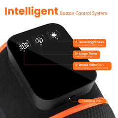 Keneo knee brace wireless rechargeable battery for longer sessions away from outlets.