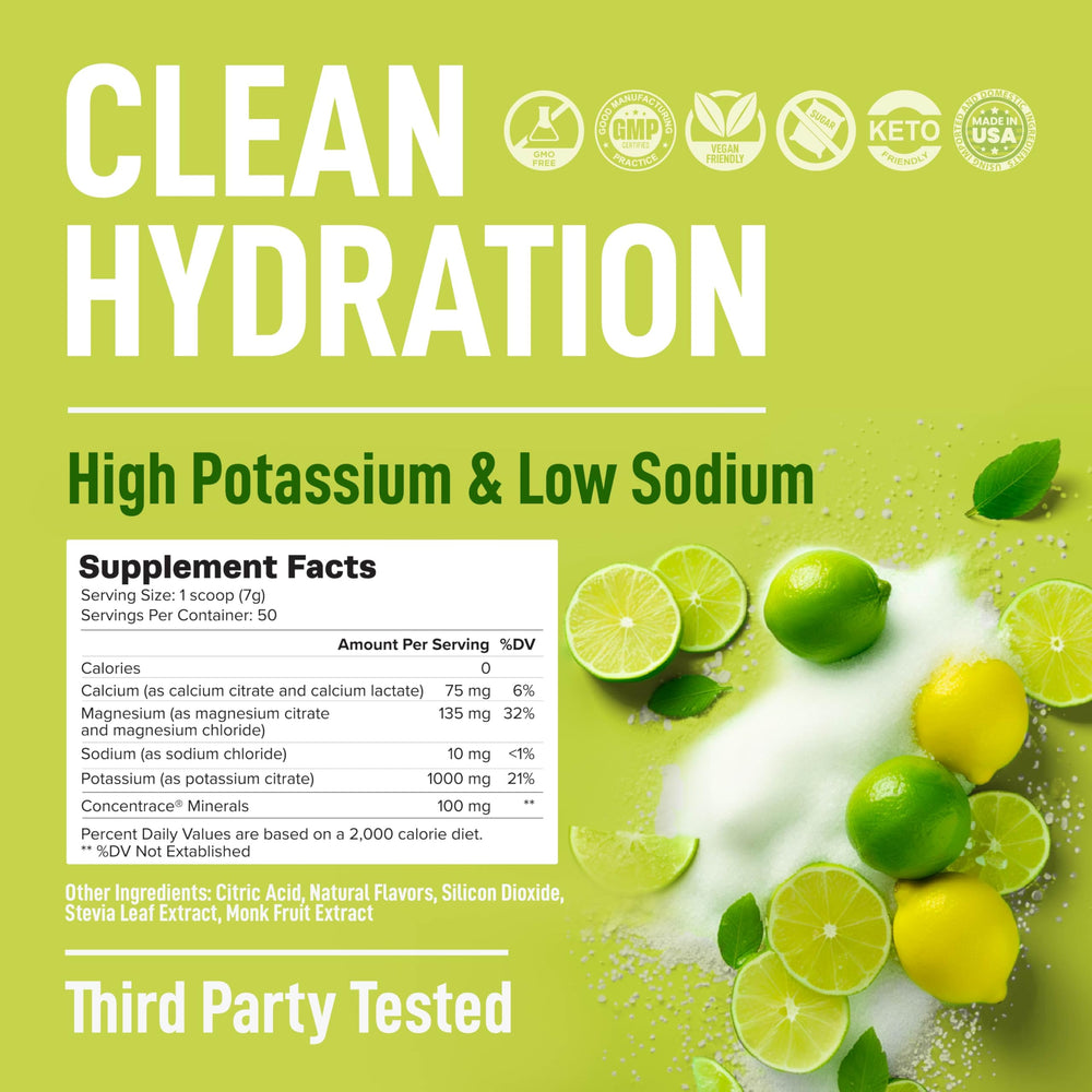 Dissolving powder in water reveals refreshing lemon-lime color and smooth taste.