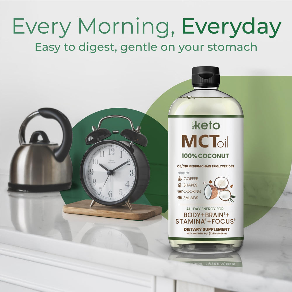 Keppi MCT Oil dressing being whisked into a salad for neutral fats