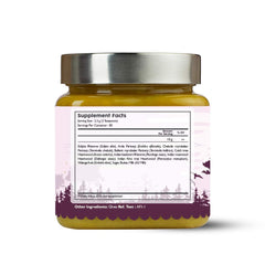 Narasimha Rasayanam bottle with spoon illustrating daily serving