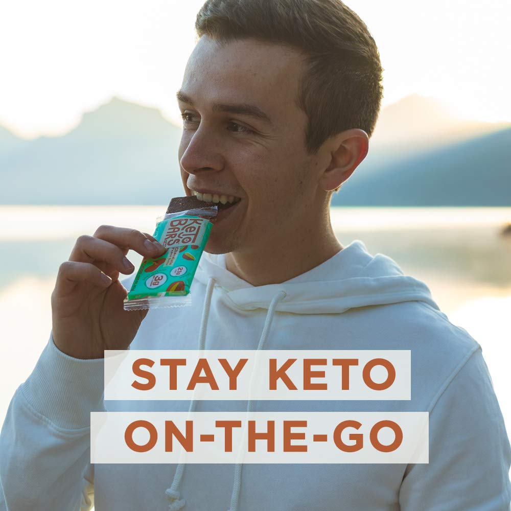 Keto Bars gluten-free label, gluten-free option for snack time
