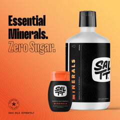 Pouring SALTT Minerals into water for hydration