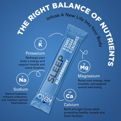 Keto Vitals electrolyte powder elderberry in a glass