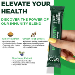 Keto Vitals Immunity Electrolytes ready-to-drink mix for active days