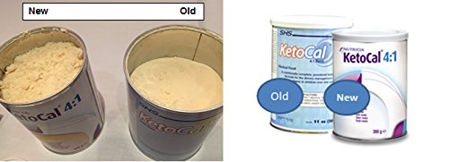 KetoCal 4:1 vanilla mixing glass demonstrates powder dissolving for smooth meal preparation