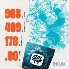 Keto Chow SALTT 30-packet packaging shown for convenient travel hydration.