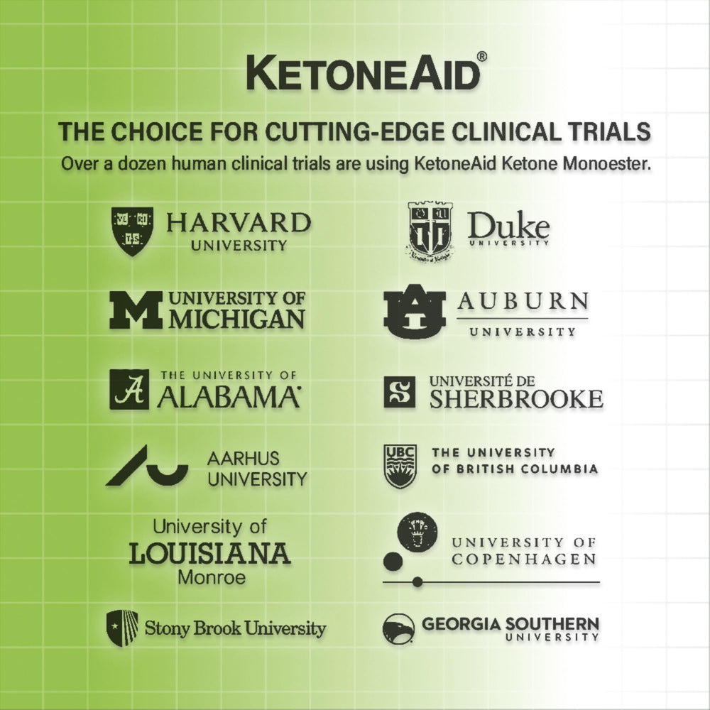 A glass of KetoneAid Ketone Shot ready for on-the-go consumption.