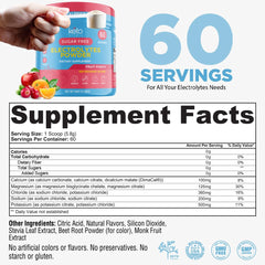 Keto Vitals Electrolytes powder glass being poured highlights easy hydration.
