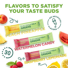 Keto Vitals Watermelon Candy greens packet for a sugar-free pick-me-up
