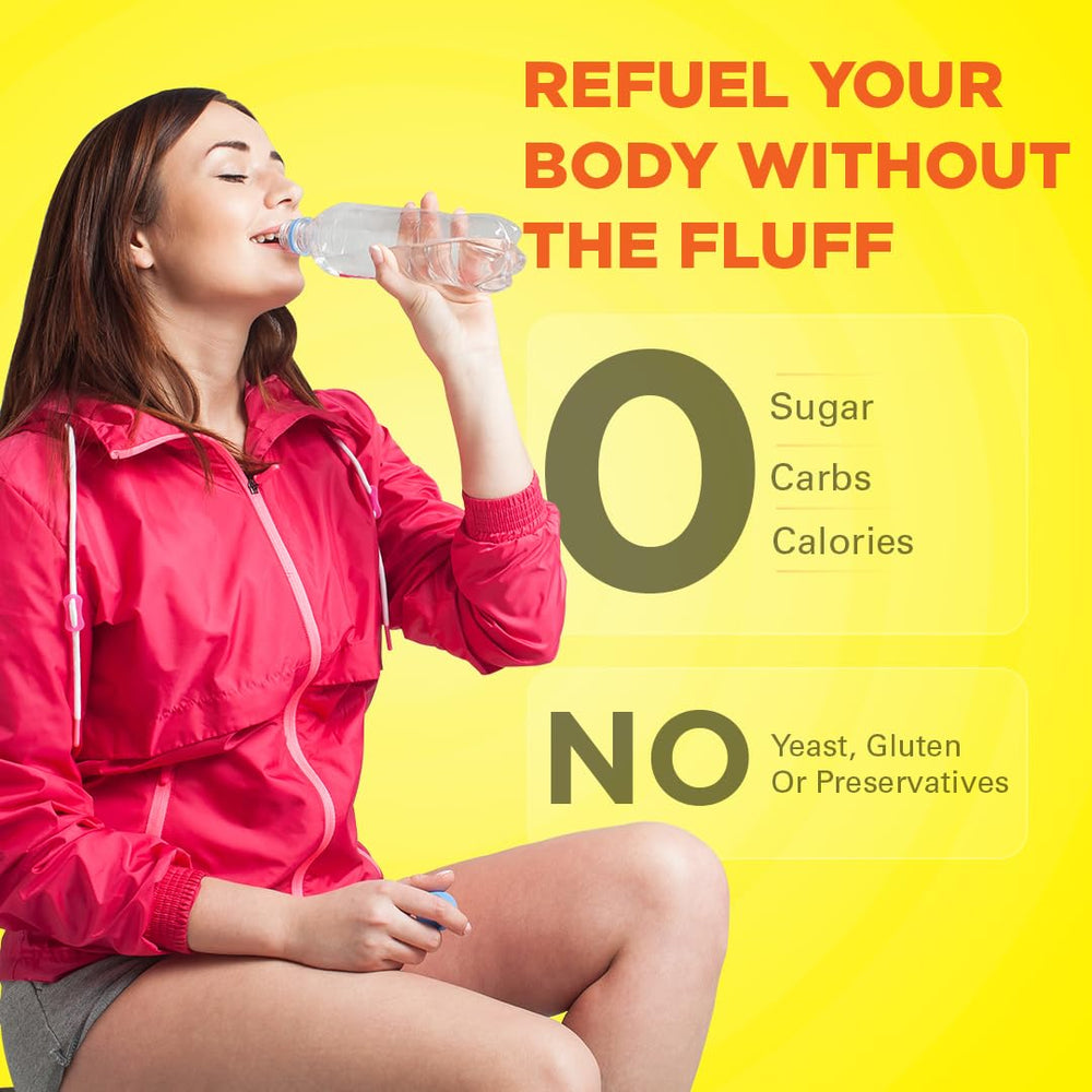 Keto Vitals tropical flavor hydration mix visual emphasizing refreshing taste.