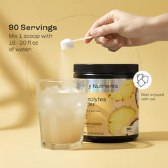 KEY NUTRIENTS powder dispensing into cold water