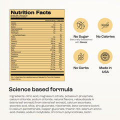 KEY NUTRIENTS gluten-free electrolyte powder in use