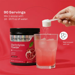 KEY NUTRIENTS Made in USA label signals quality for active routines.