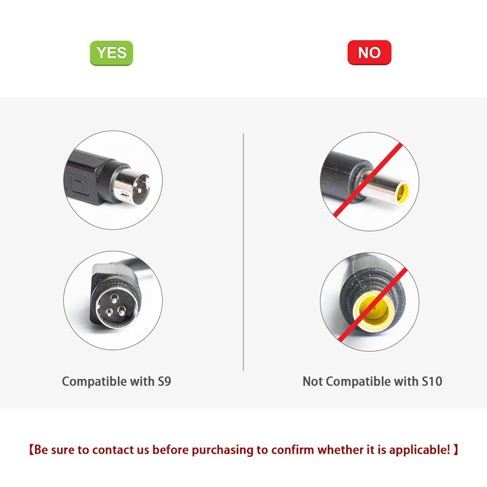KFD adapter with 3-pin connector for ResMed S9 H5i, easy plug-in and reliable power