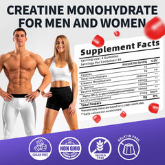 KGGCDD Creatine Monohydrate Gummies performance-ready jar for on-the-go use.