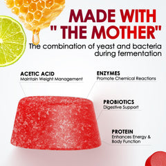 KGGCDD Keto ACV Gummies lemon honey sea salt closeup suggests refreshing citrus flavor.