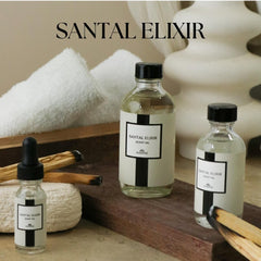 KHAPRI Santal Elixir cardamom note hinting at warm spice for inviting evenings.