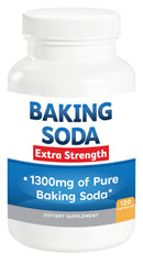 Kidney Restore baking soda 1300mg pill pack in aluminum-free organic capsules for daily use.
