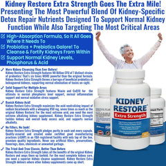 Kidney Restore delayed-release capsules on shelf for targeted kidney delivery