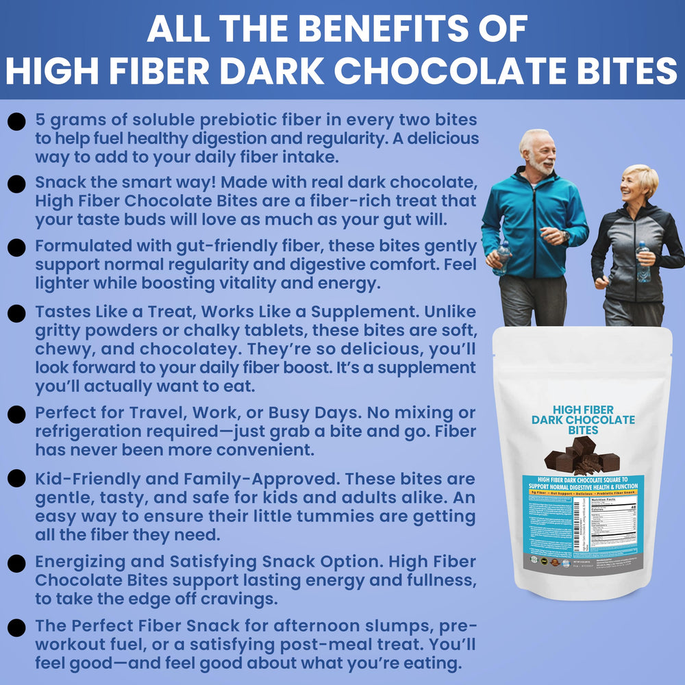 Kidney Restore high fiber bites nutrition panel close-up showing fiber content.