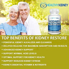 Close-up of Kidney Restore ingredients blend highlighting probiotics and minerals